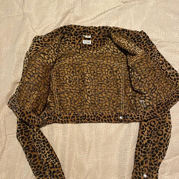 RE/DONE leopard print cropped jacket - Picture 4 of 8